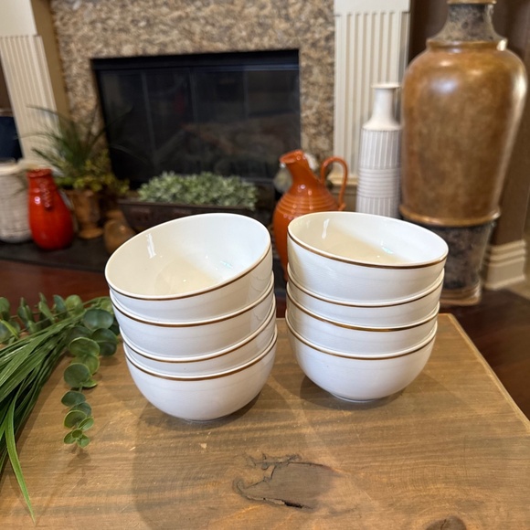 8 VTG Bernardaud & Co. Limoges France Porcelain Marli or 5” Bowls